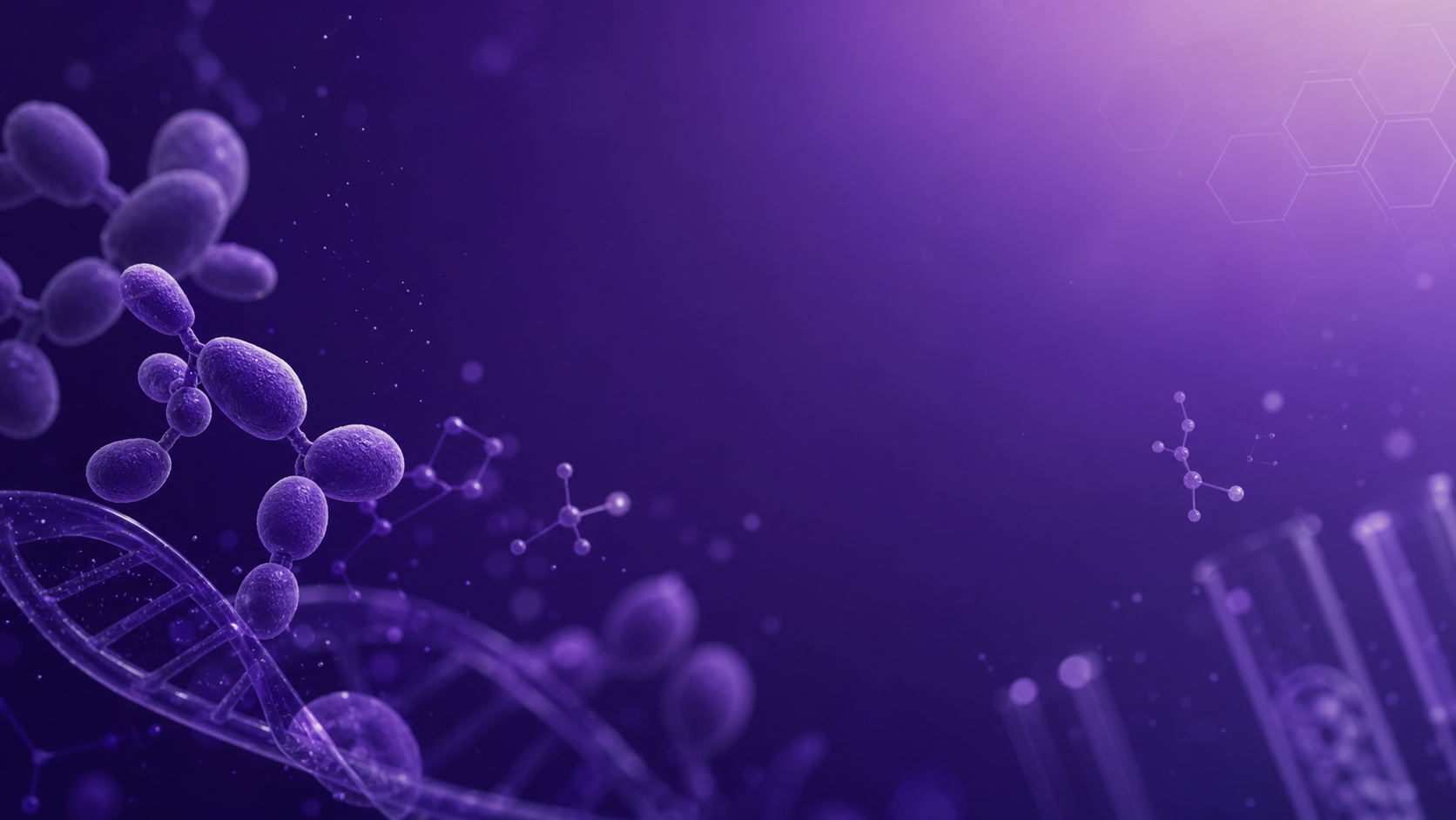 Abstract biotech visual for Maya Lab